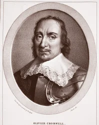 Oliver Cromwell, zugeschrieben Maurin, graviert von de Langlume